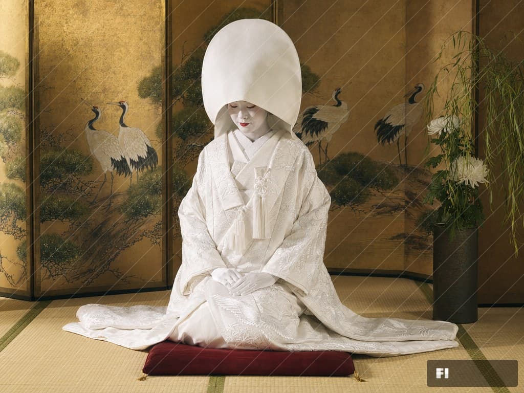 Traditional Bridal Shiromuku — Japanese Wedding Portrait